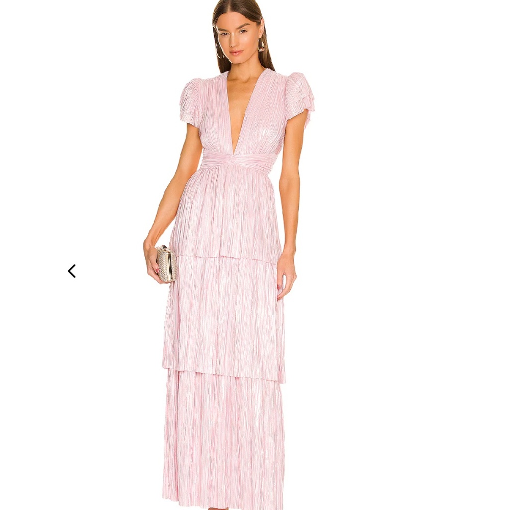 WTB Sabina Musayev x REVOLVE Maze Dress in Pink